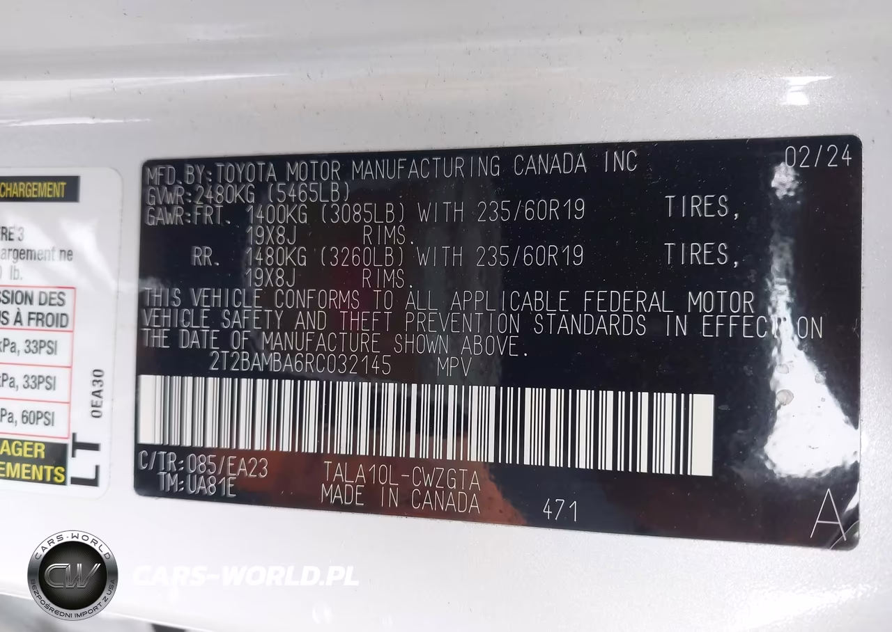 2024 Lexus Rx 350 VIN:2T2BAMBA6RC032145 - 9