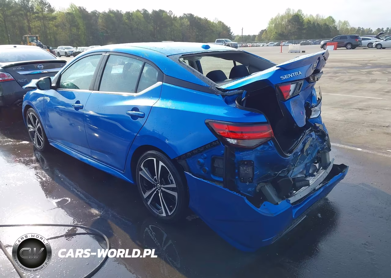 2021 Nissan Sentra Sr Xtronic Cvt VIN:3N1AB8DV7MY258999 - 3