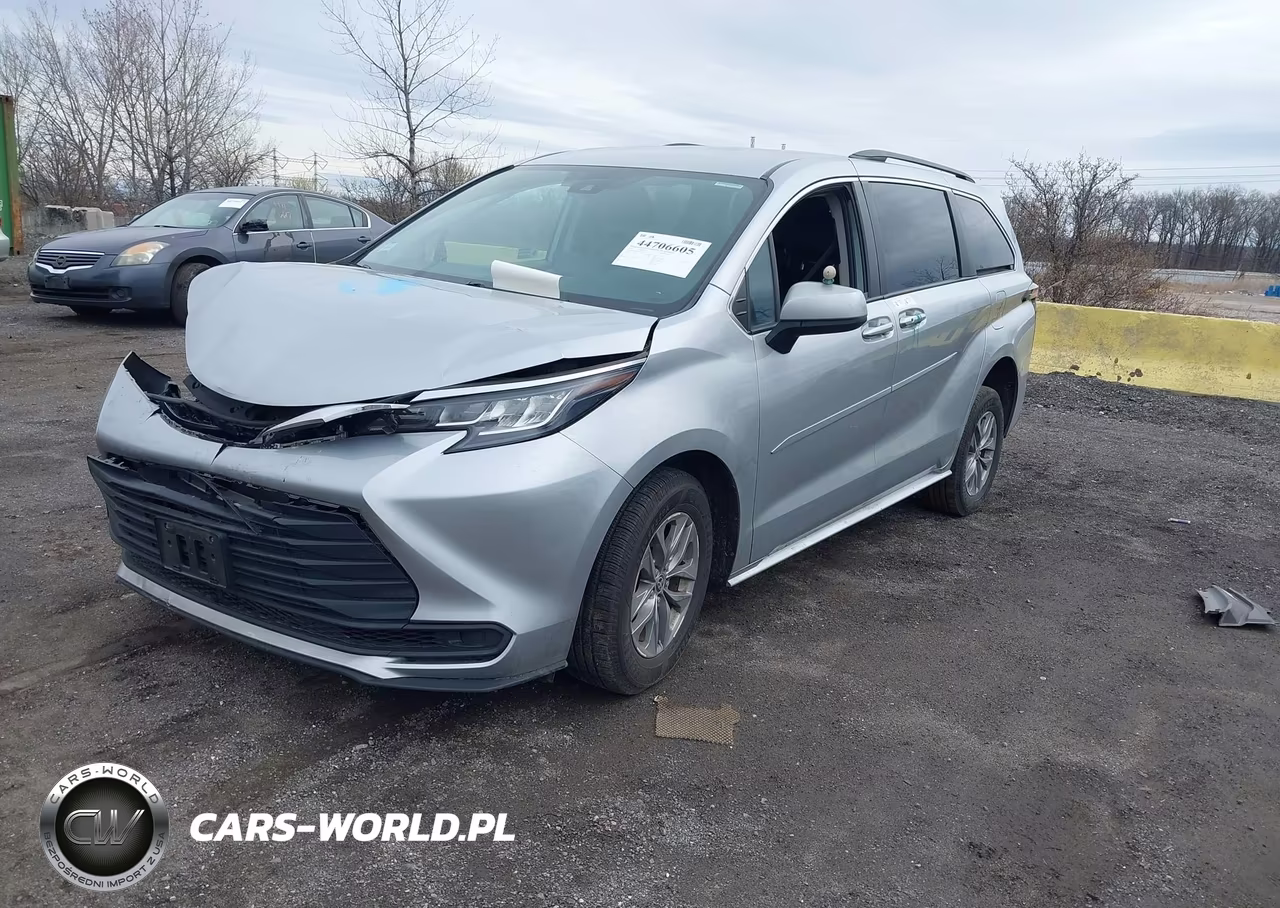 2022 Toyota Sienna Le VIN:5TDKRKEC7NS081550 - 2