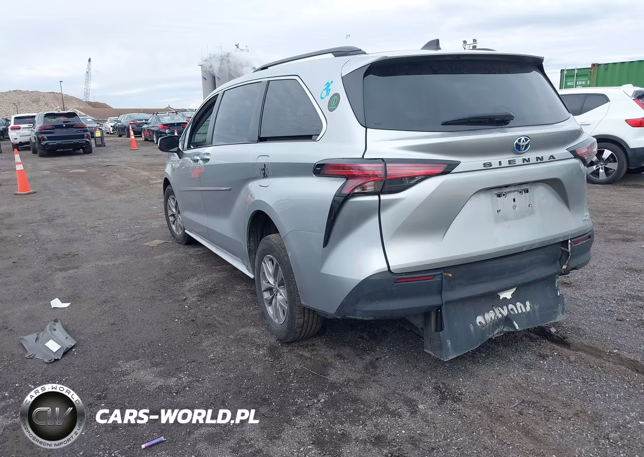 2022 Toyota Sienna Le VIN:5TDKRKEC7NS081550 - 3