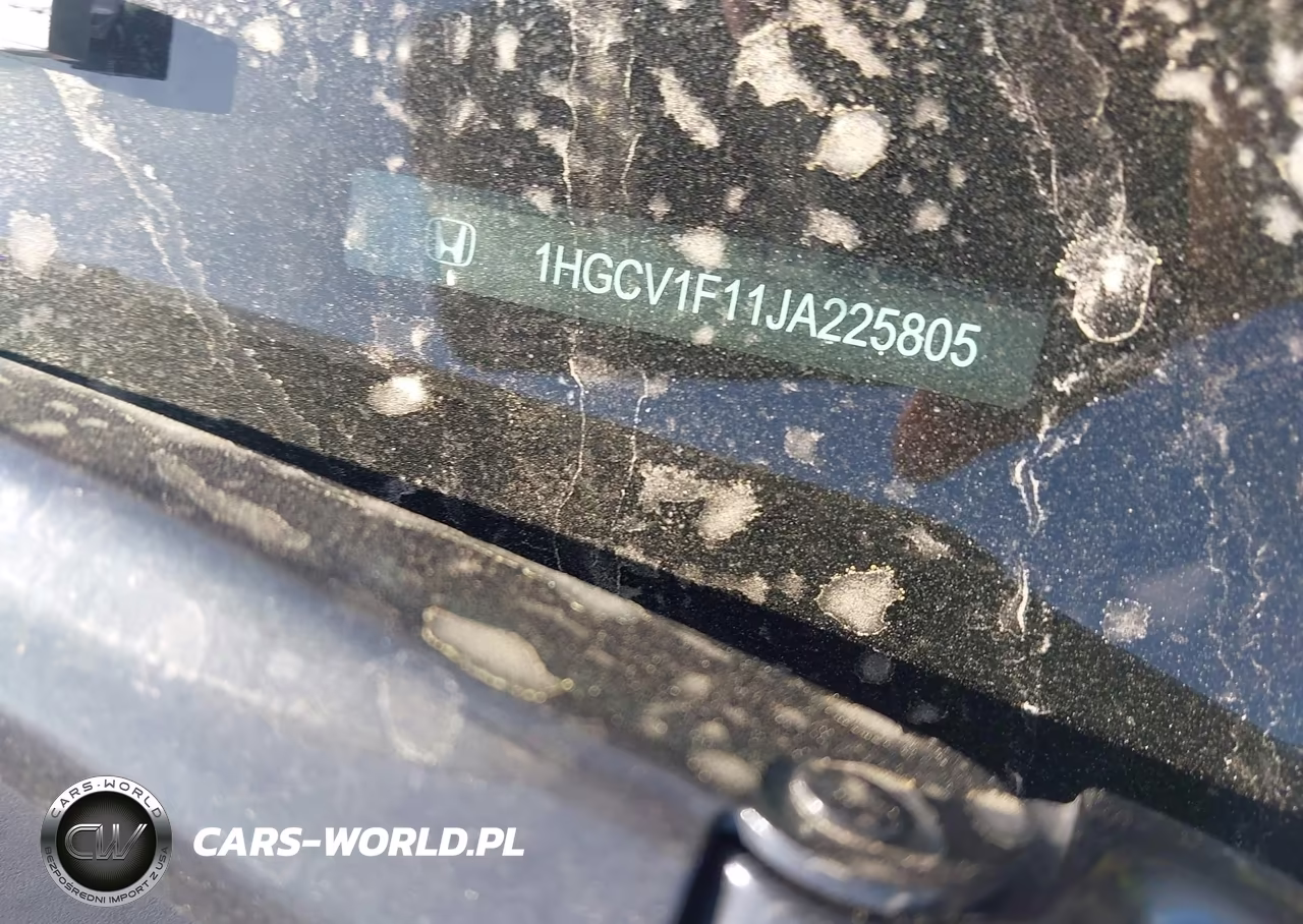 2018 Honda Accord Lx VIN:1HGCV1F11JA225805 - 9