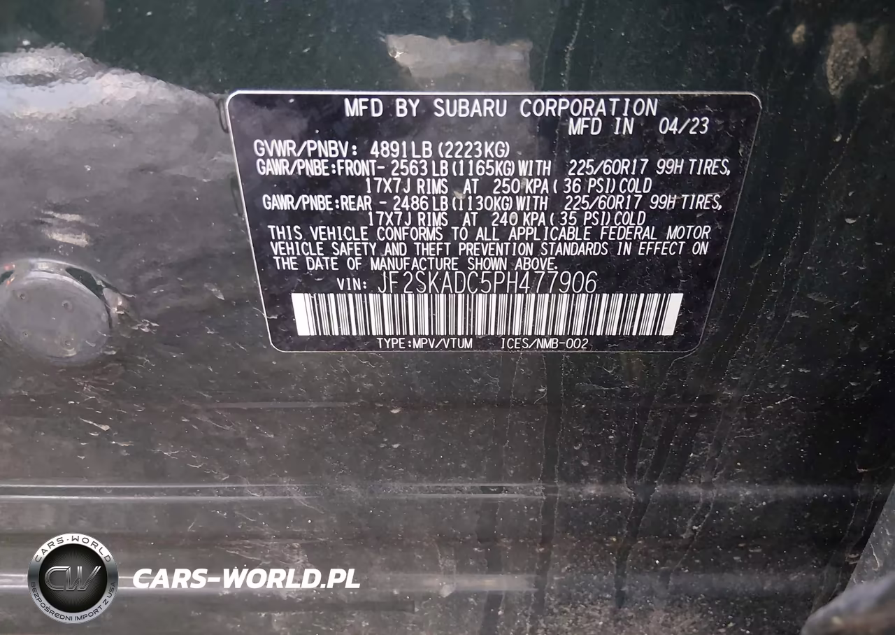2023 Subaru Forester Premium VIN:JF2SKADC5PH477906 - 9