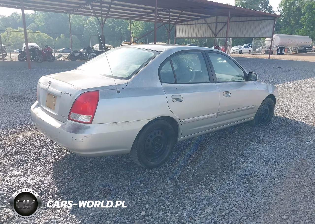 2001 Hyundai Elantra Gls VIN:KMHDN45D11U099519 - 4