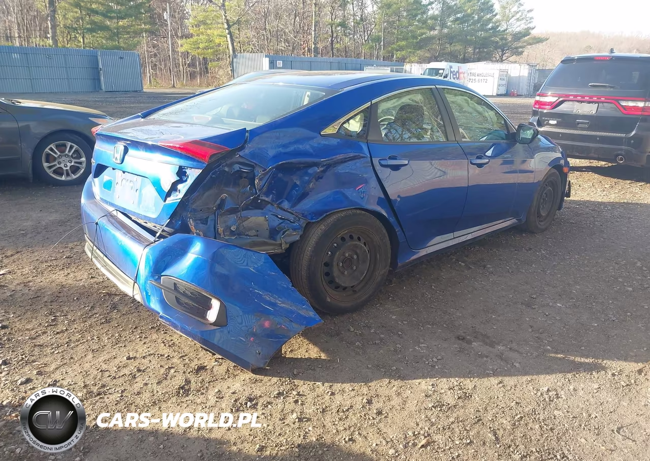 2021 Honda Civic Lx VIN:2HGFC2F66MH524734 - 4
