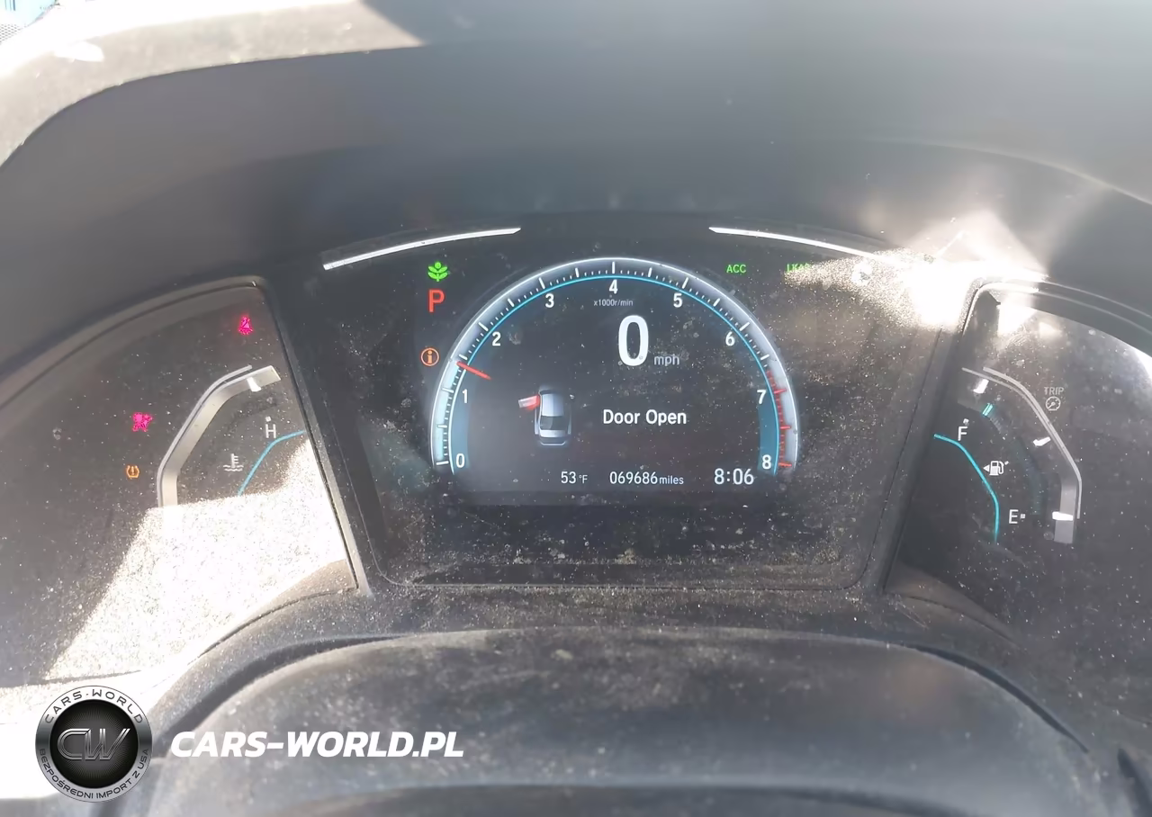 2021 Honda Civic Lx VIN:2HGFC2F66MH524734 - 7