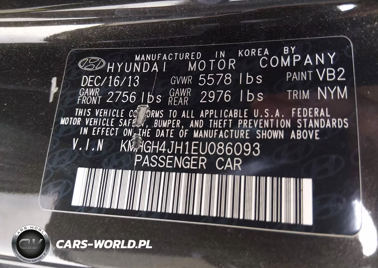 2014 Hyundai Equus Ultimate VIN:KMHGH4JH1EU086093 - 9