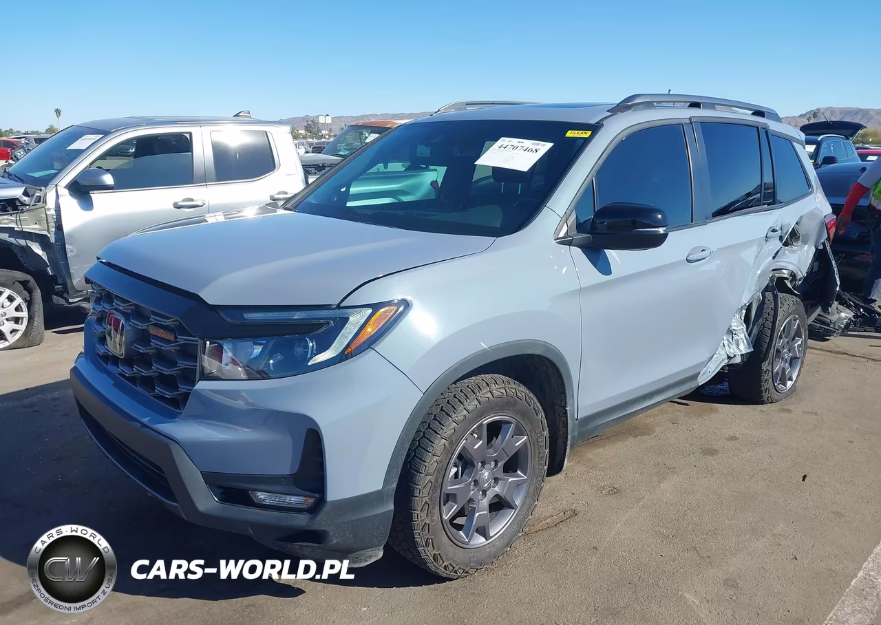 2024 Honda Passport Awd Trailsport VIN:5FNYF8H68RB005289 - 2