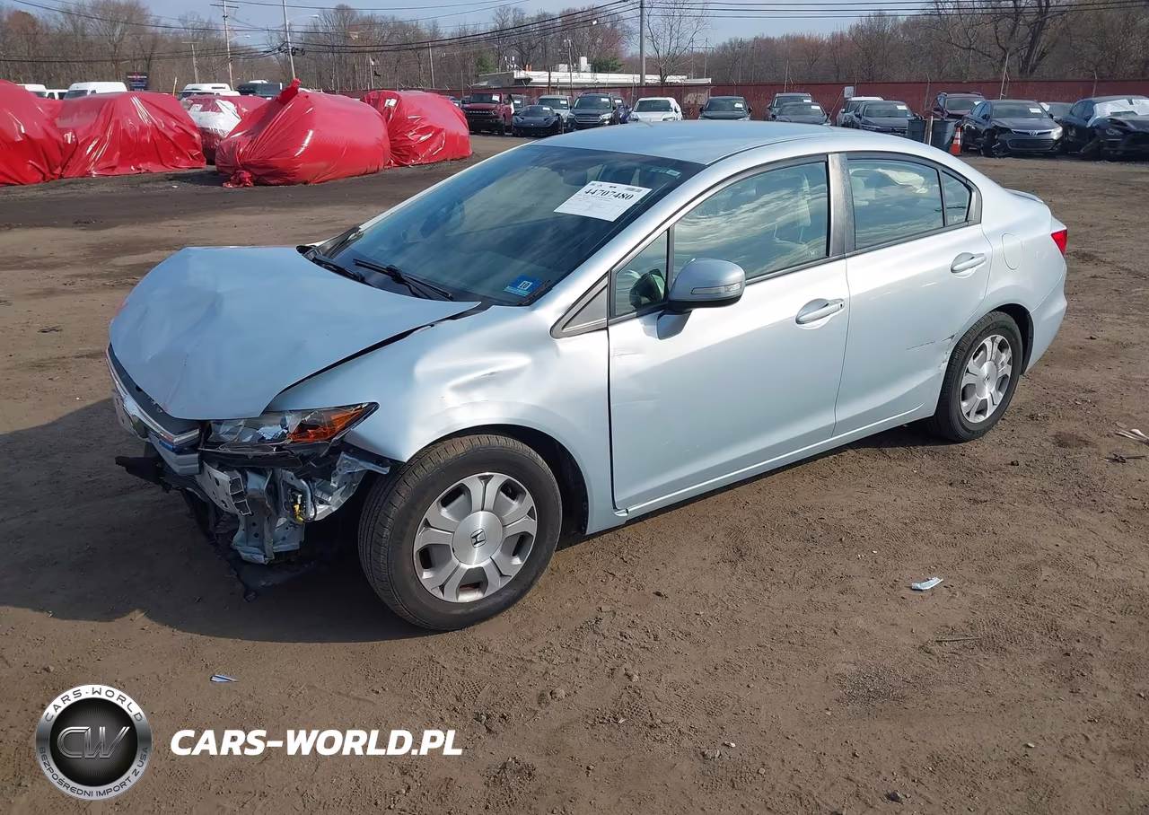 2012 Honda Civic Hybrid VIN:JHMFB4F21CS011231 - 2