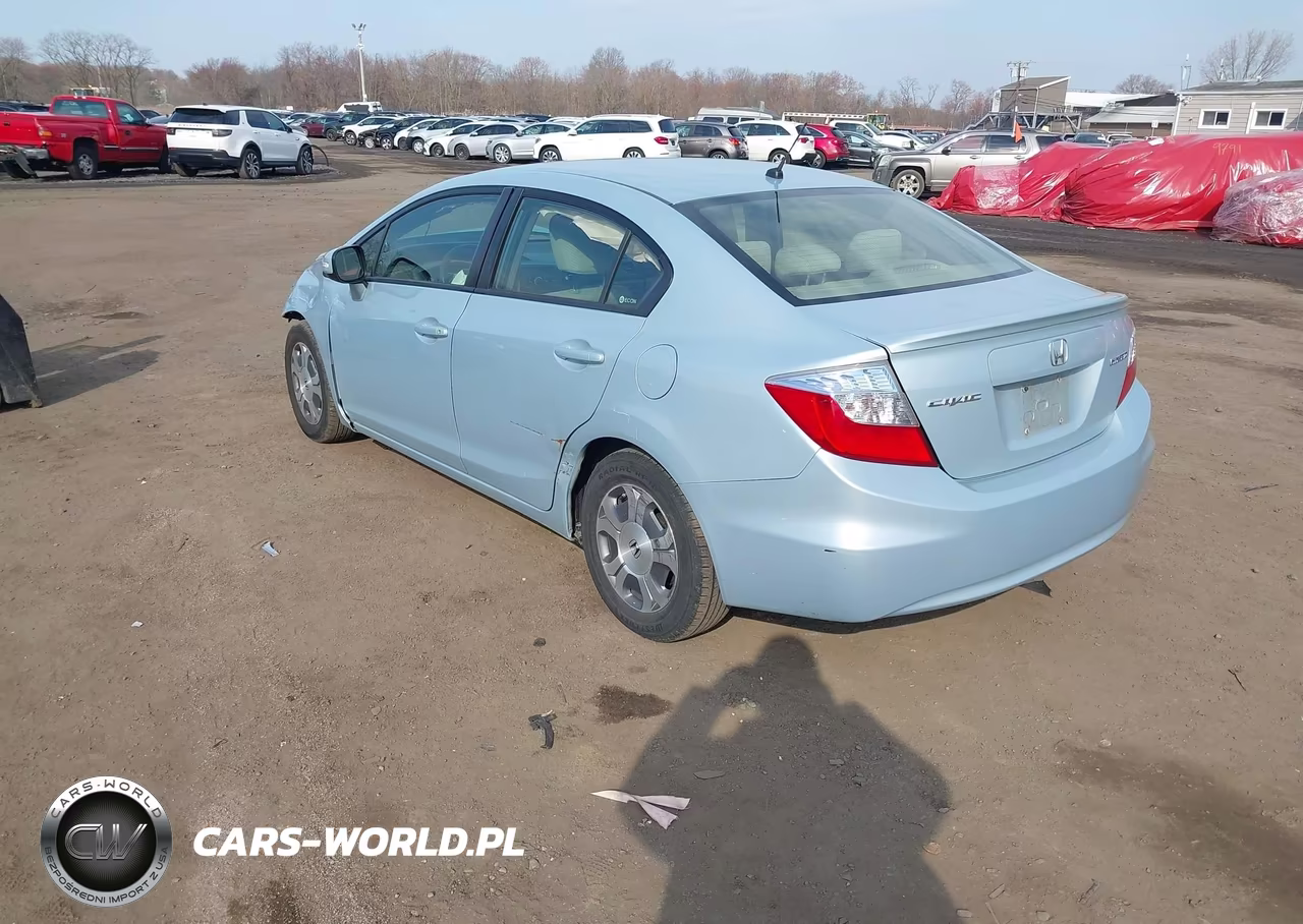 2012 Honda Civic Hybrid VIN:JHMFB4F21CS011231 - 3