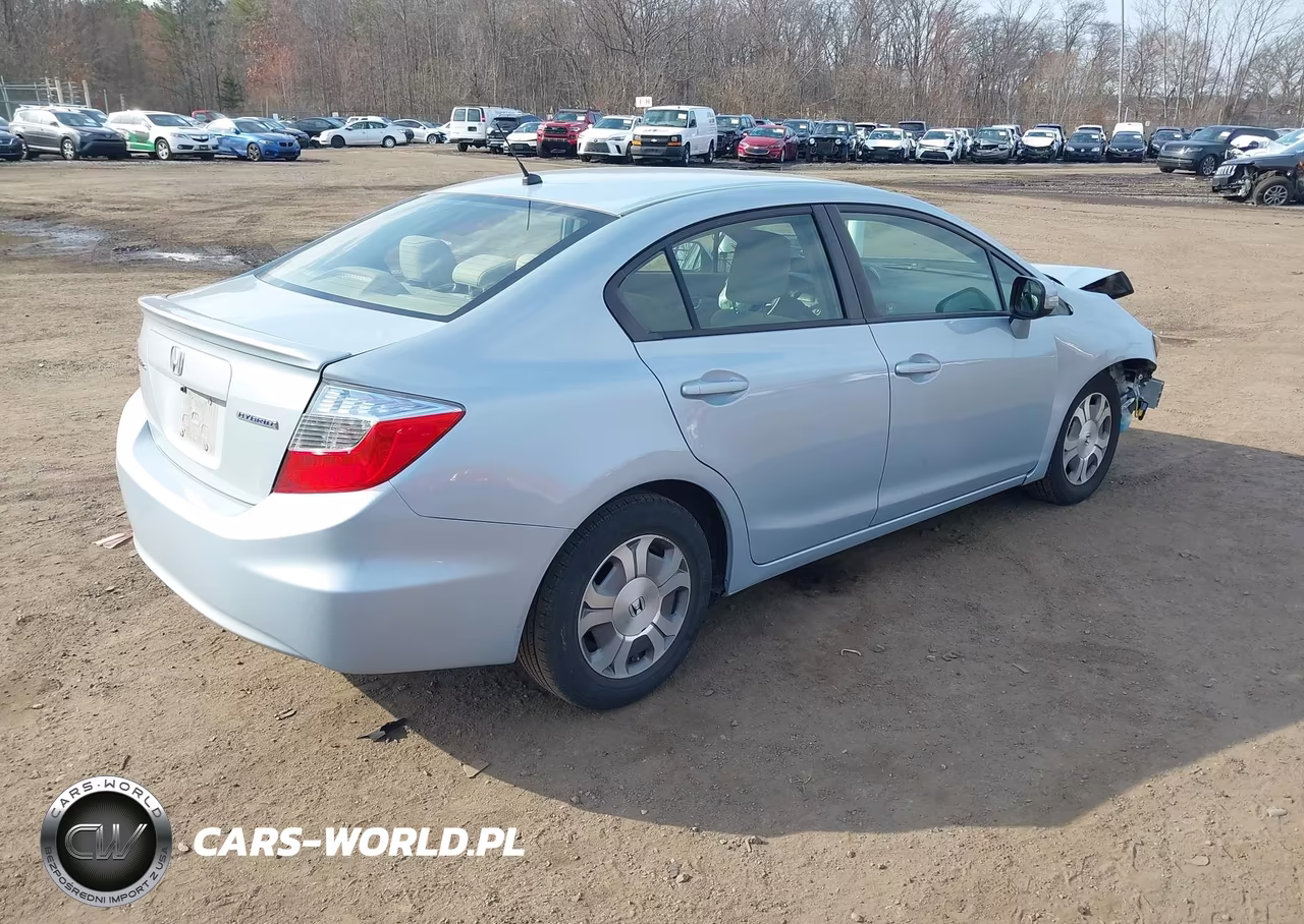 2012 Honda Civic Hybrid VIN:JHMFB4F21CS011231 - 4