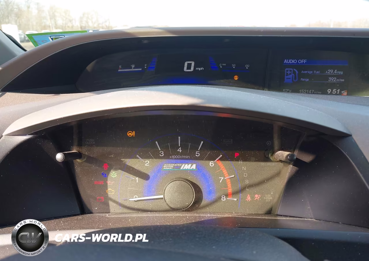 2012 Honda Civic Hybrid VIN:JHMFB4F21CS011231 - 7