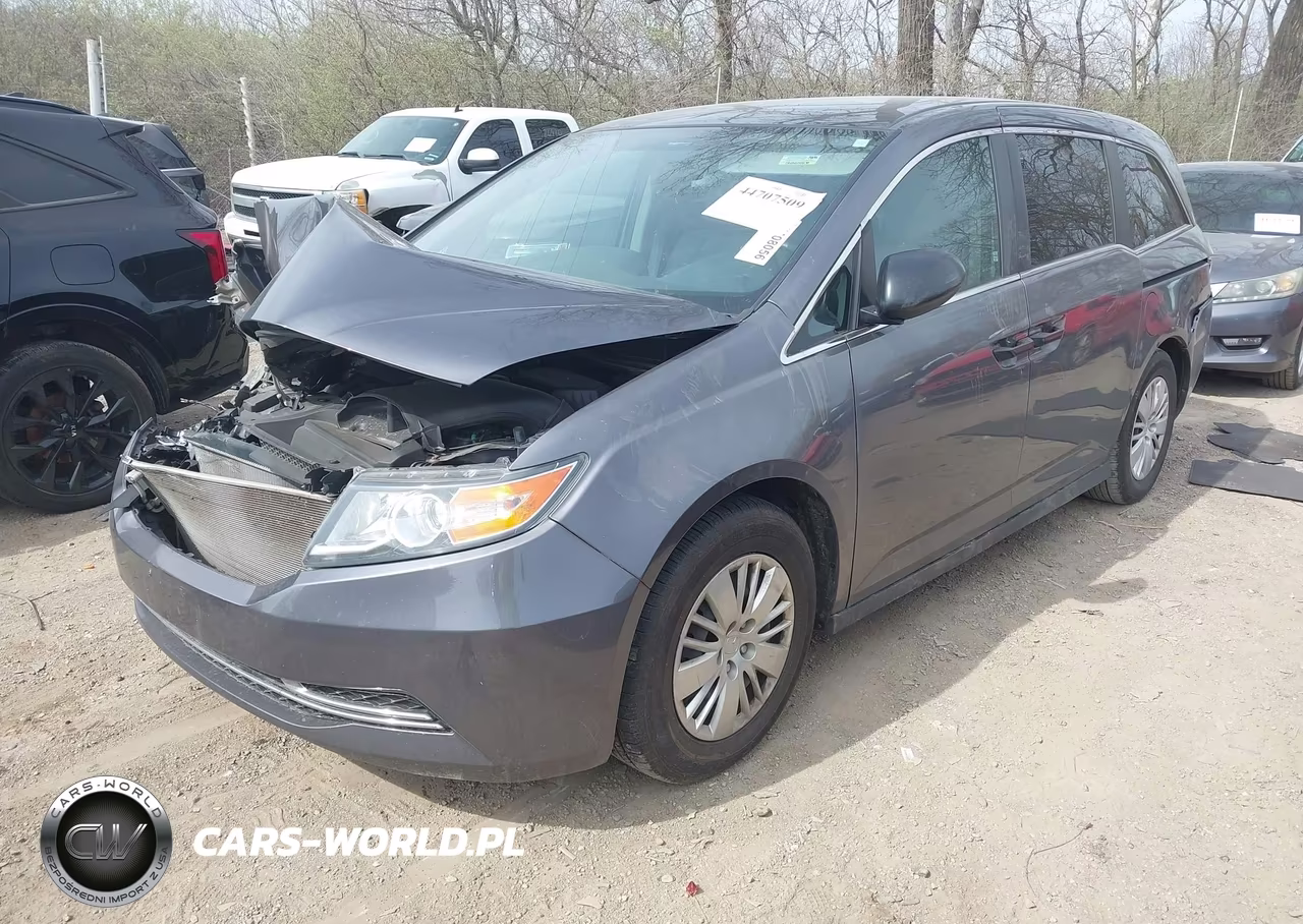 2015 Honda Odyssey Lx VIN:5FNRL5H23FB024448 - 2