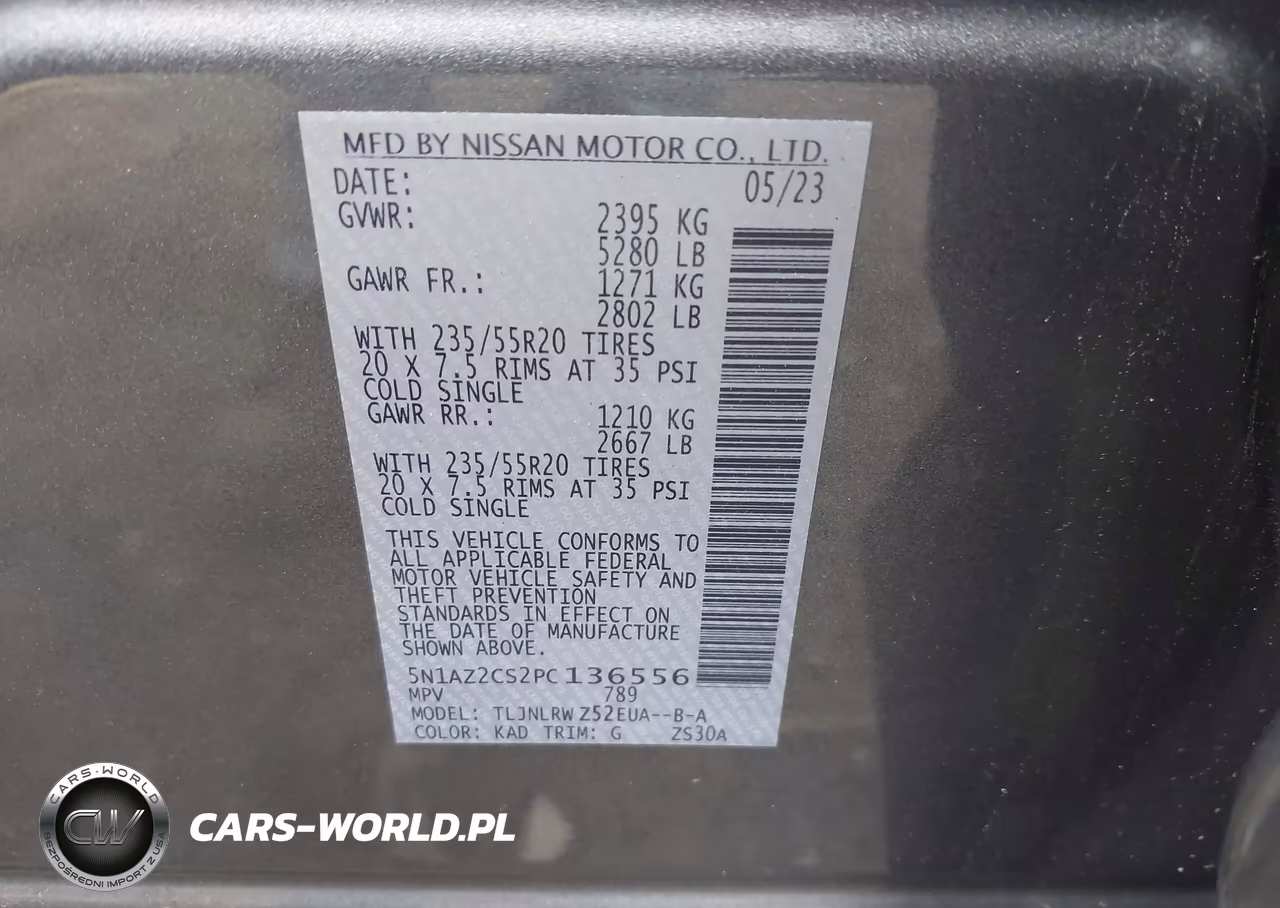 2023 Nissan Murano Sl Intelligent Awd VIN:5N1AZ2CS2PC136556 - 9