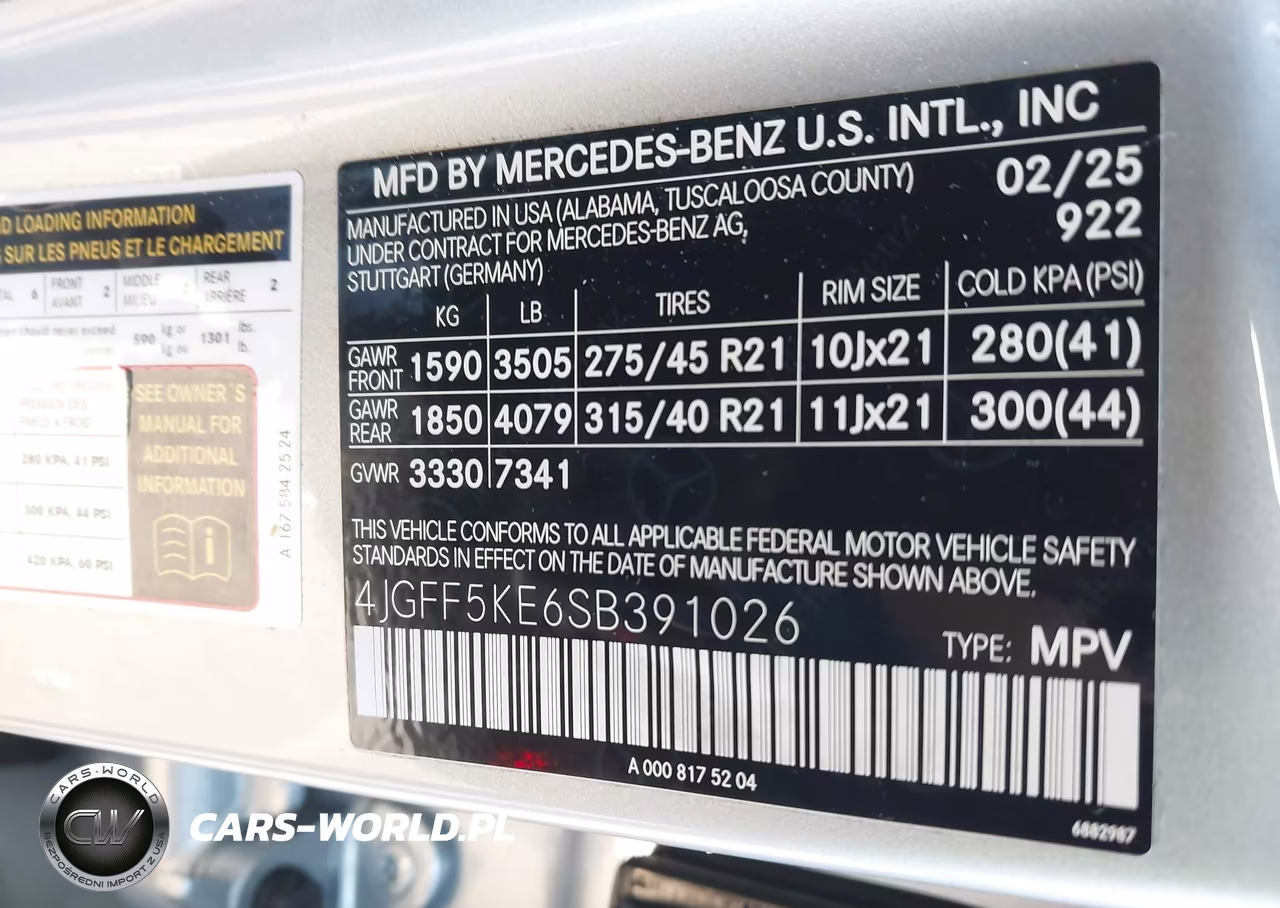 2025 Mercedes-Benz Gls 450 4Matic VIN:4JGFF5KE6SB391026 - 9