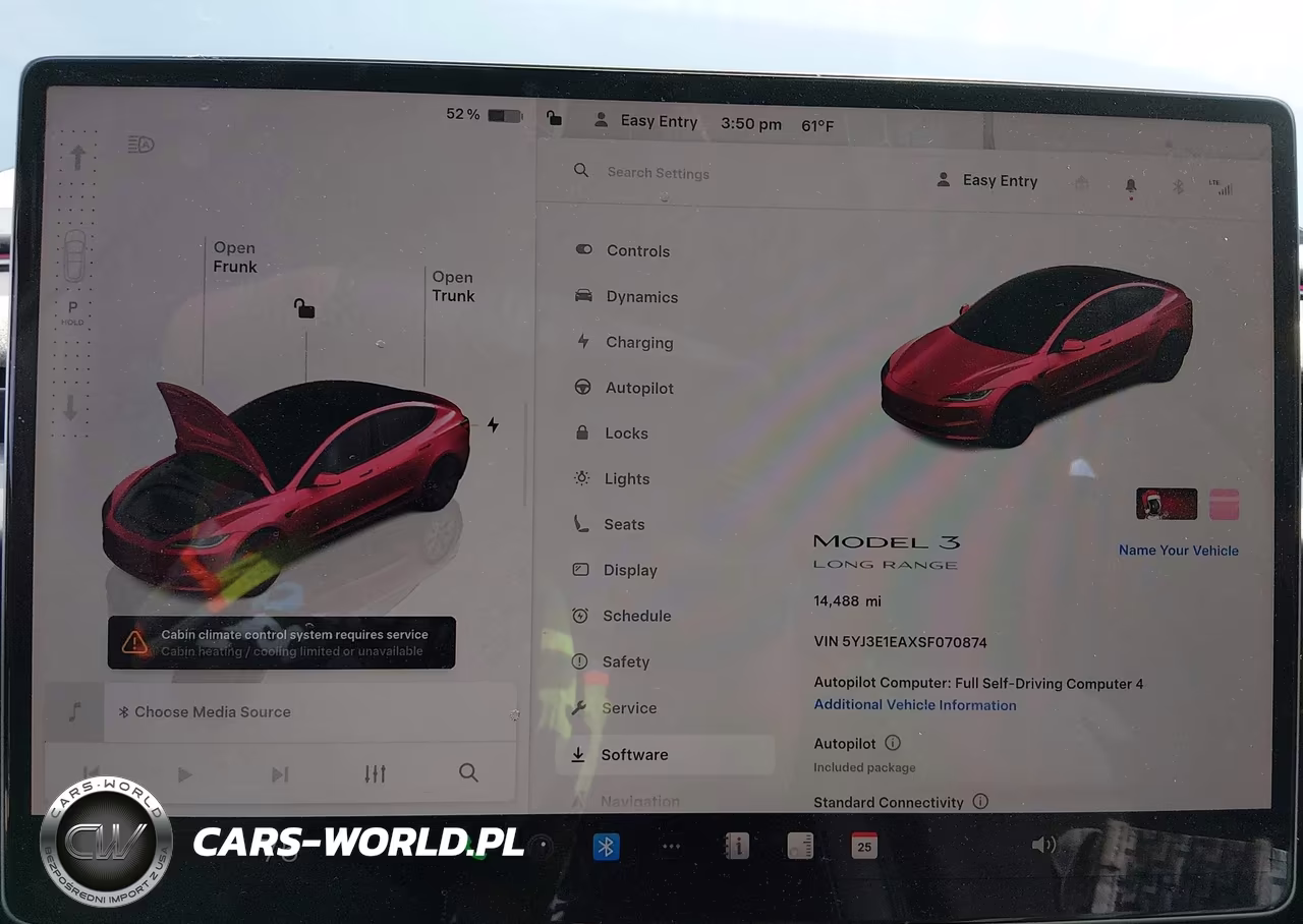 2025 Tesla Model 3 Long Range Rear-Wheel Drive-Standard Rear-Wheel Drive VIN:5YJ3E1EAXSF070874 - 17