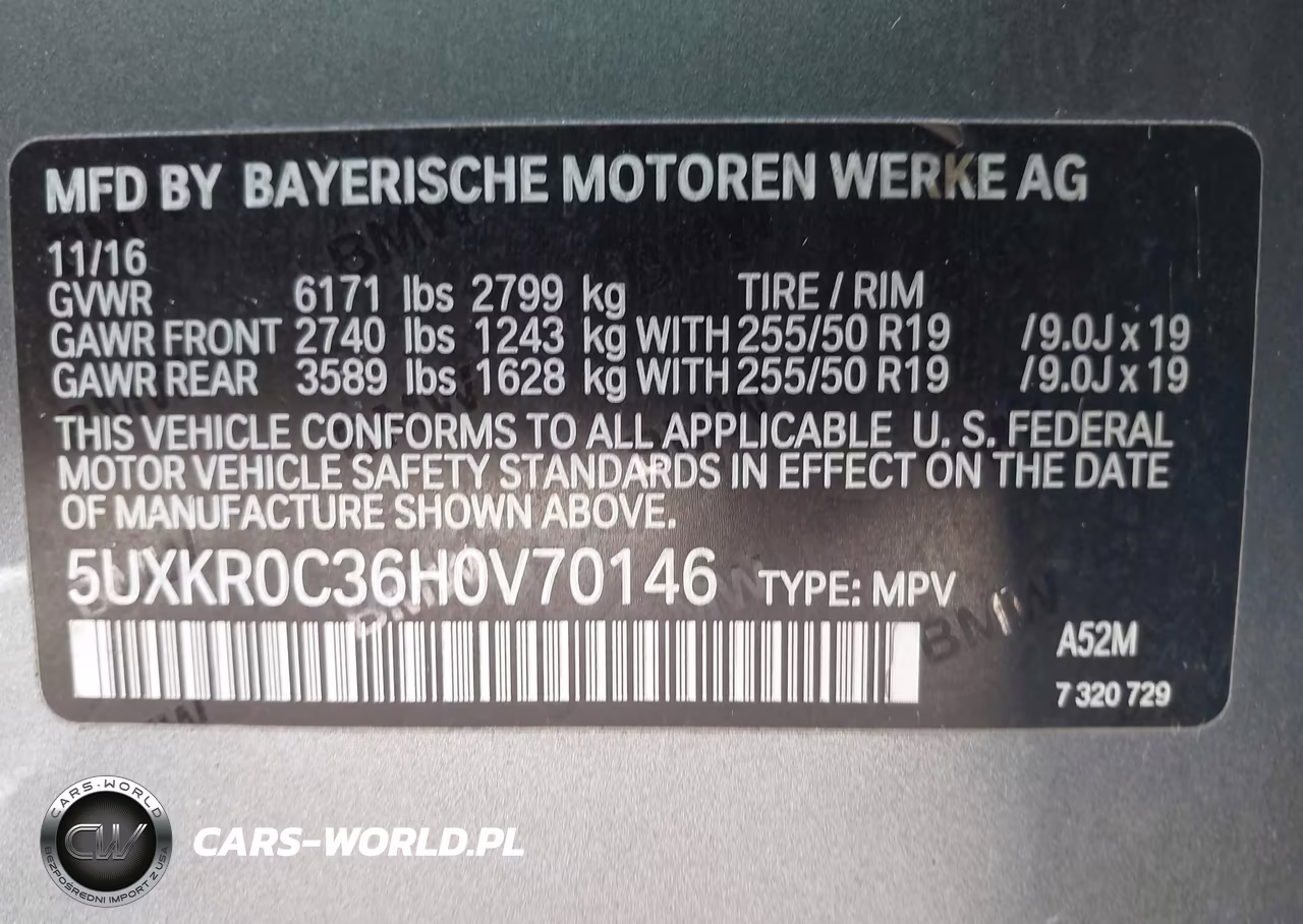 2017 BMW X5 xDrive35I VIN:5UXKR0C36H0V70146 - 9