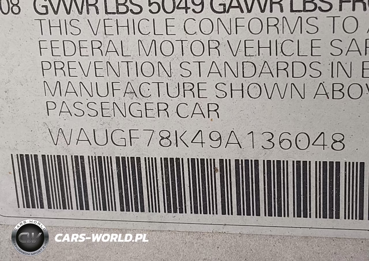 2009 Audi A4 2.0T Avant VIN:WAUGF78K49A136048 - 9
