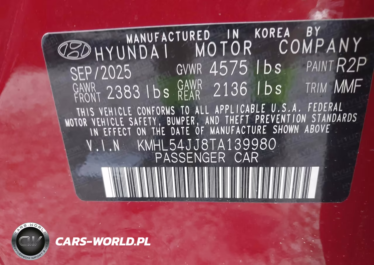 2026 Hyundai Sonata Hybrid Limited VIN:KMHL54JJ8TA139980 - 9