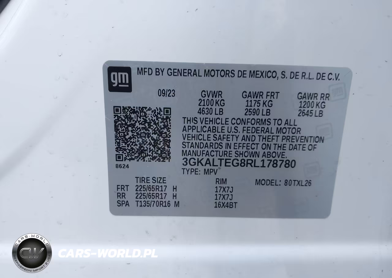 2024 GMC Terrain Awd Sle VIN:3GKALTEG8RL178780 - 9