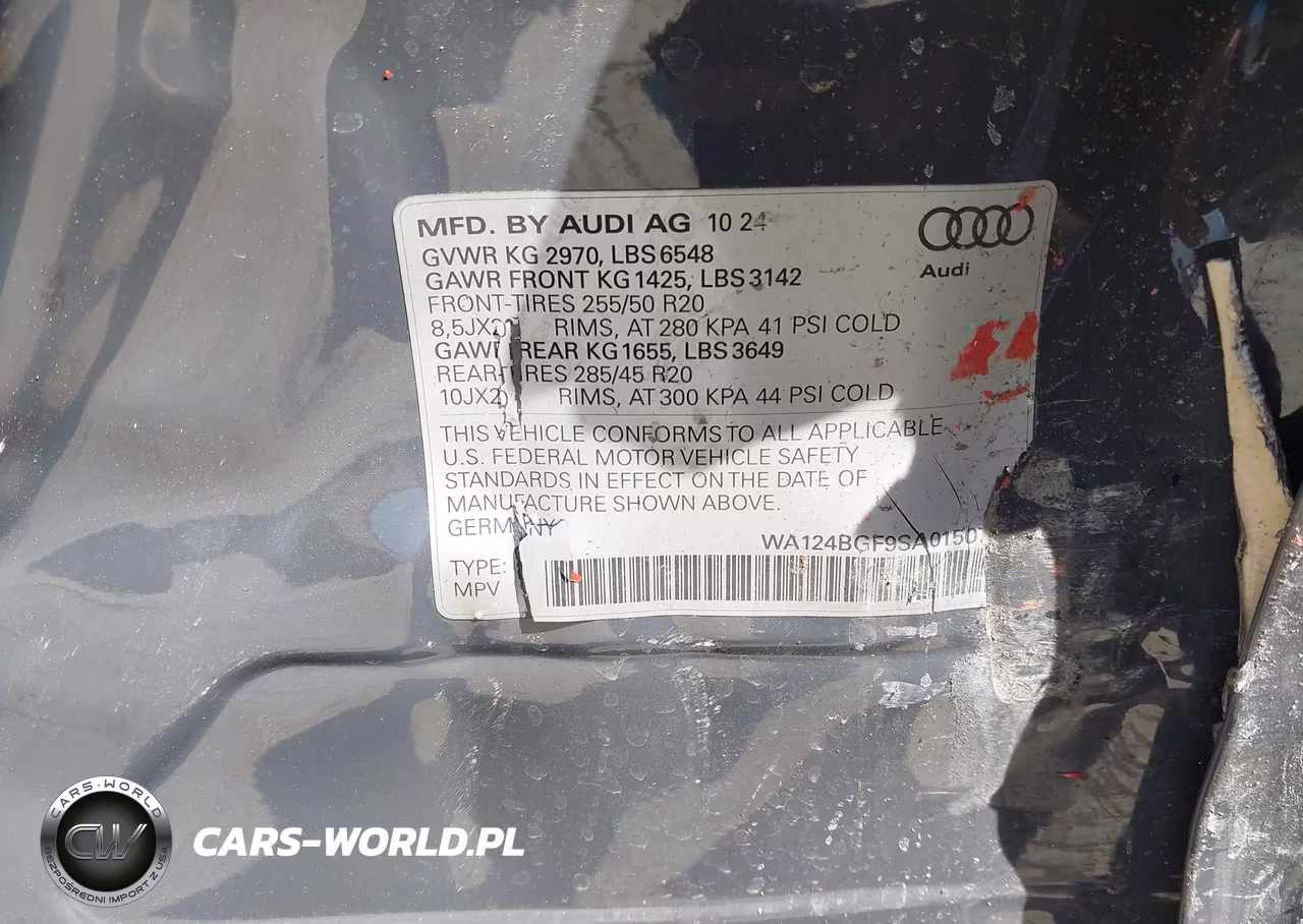 2025 Audi Q6 E-Tron Premium Plus Quattro VIN:WA124BGF9SA015073 - 9