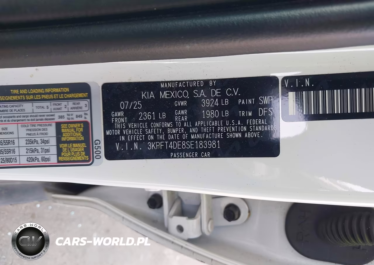 2025 Kia K4 Lxs VIN:3KPFT4DE8SE183981 - 9