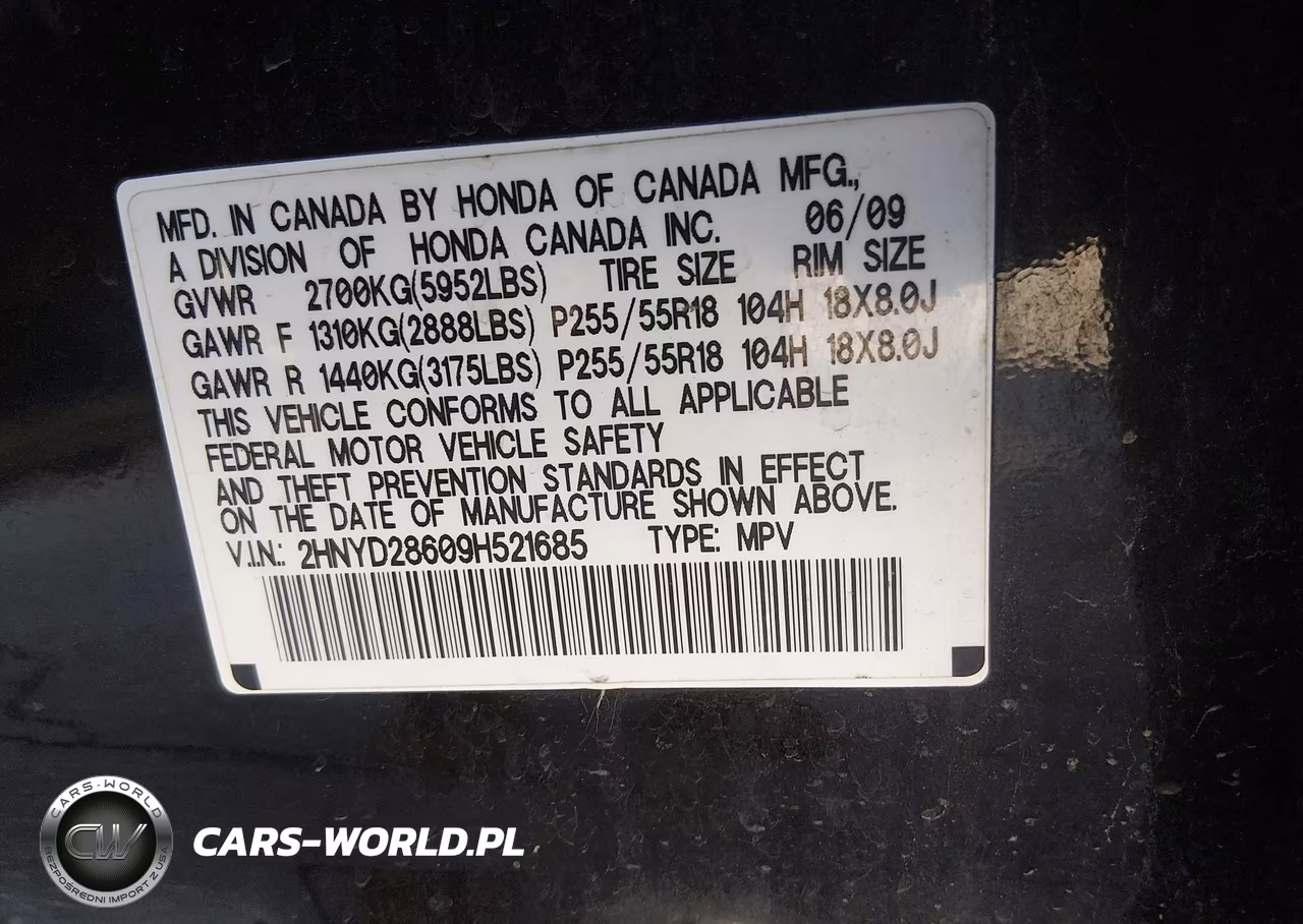 2009 Acura Mdx Technology Package VIN:2HNYD28609H521685 - 9