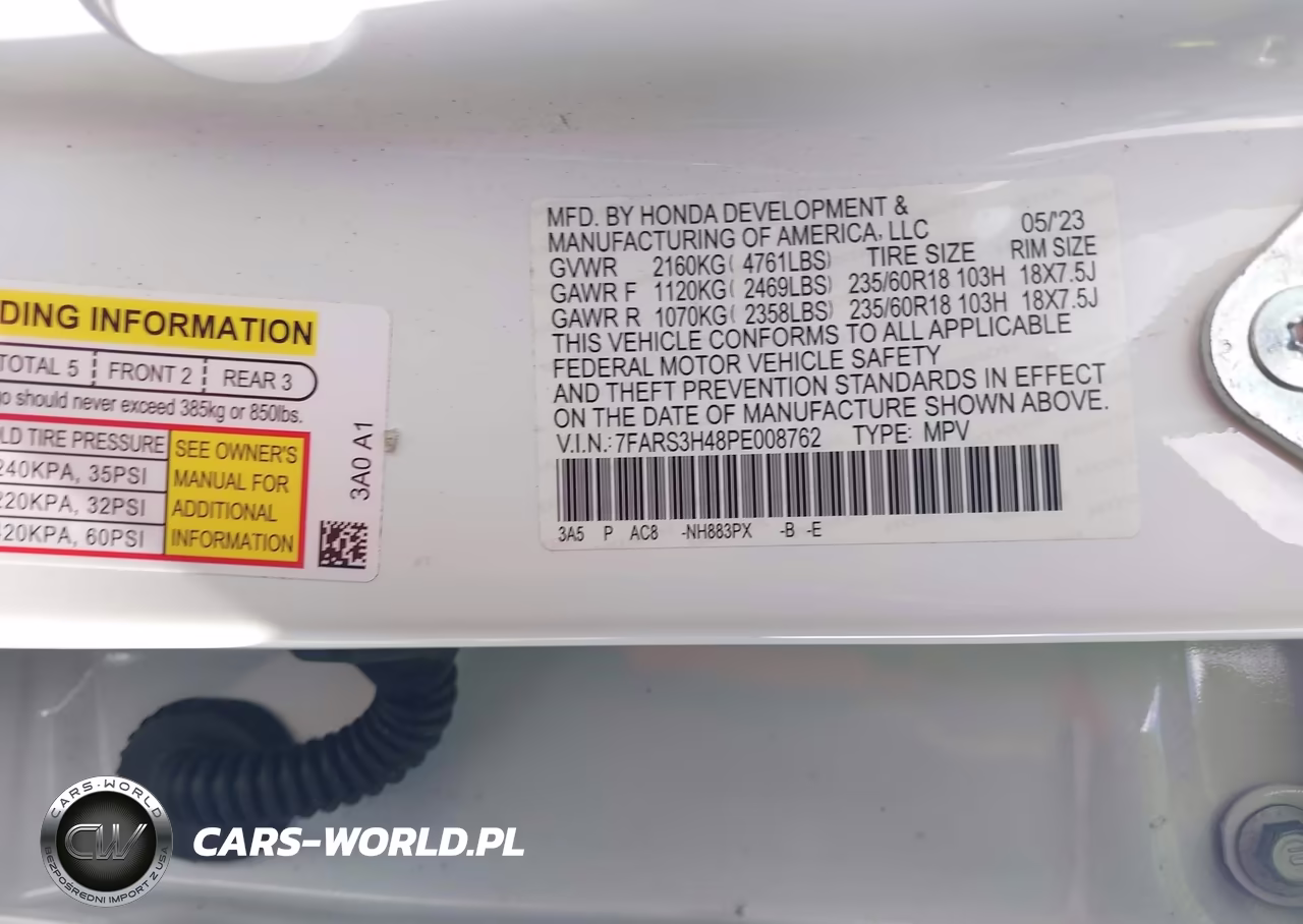 2023 Honda Cr-V Ex 2Wd VIN:7FARS3H48PE008762 - 9