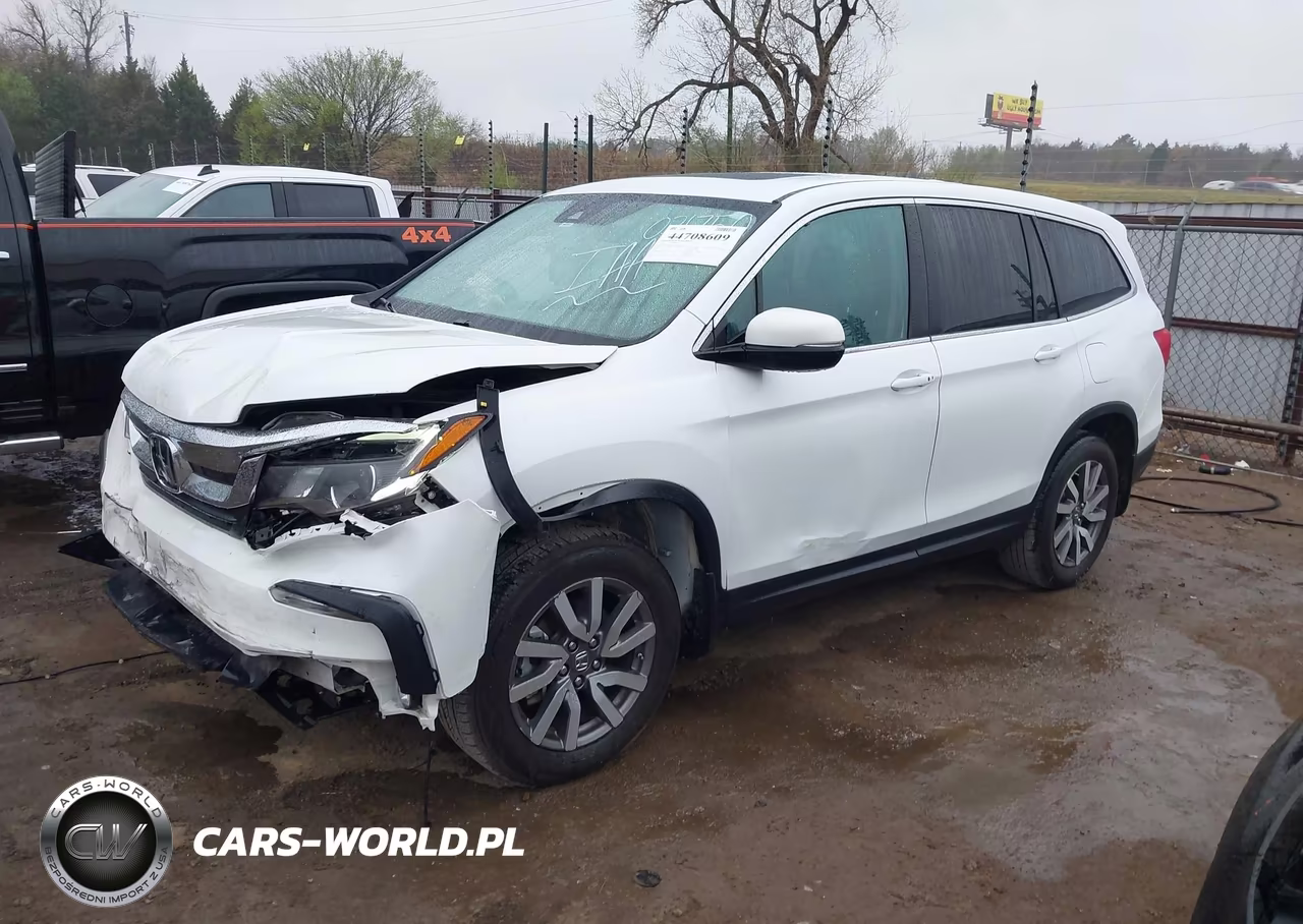 2021 Honda Pilot 2Wd Ex-L VIN:5FNYF5H51MB031750 - 2