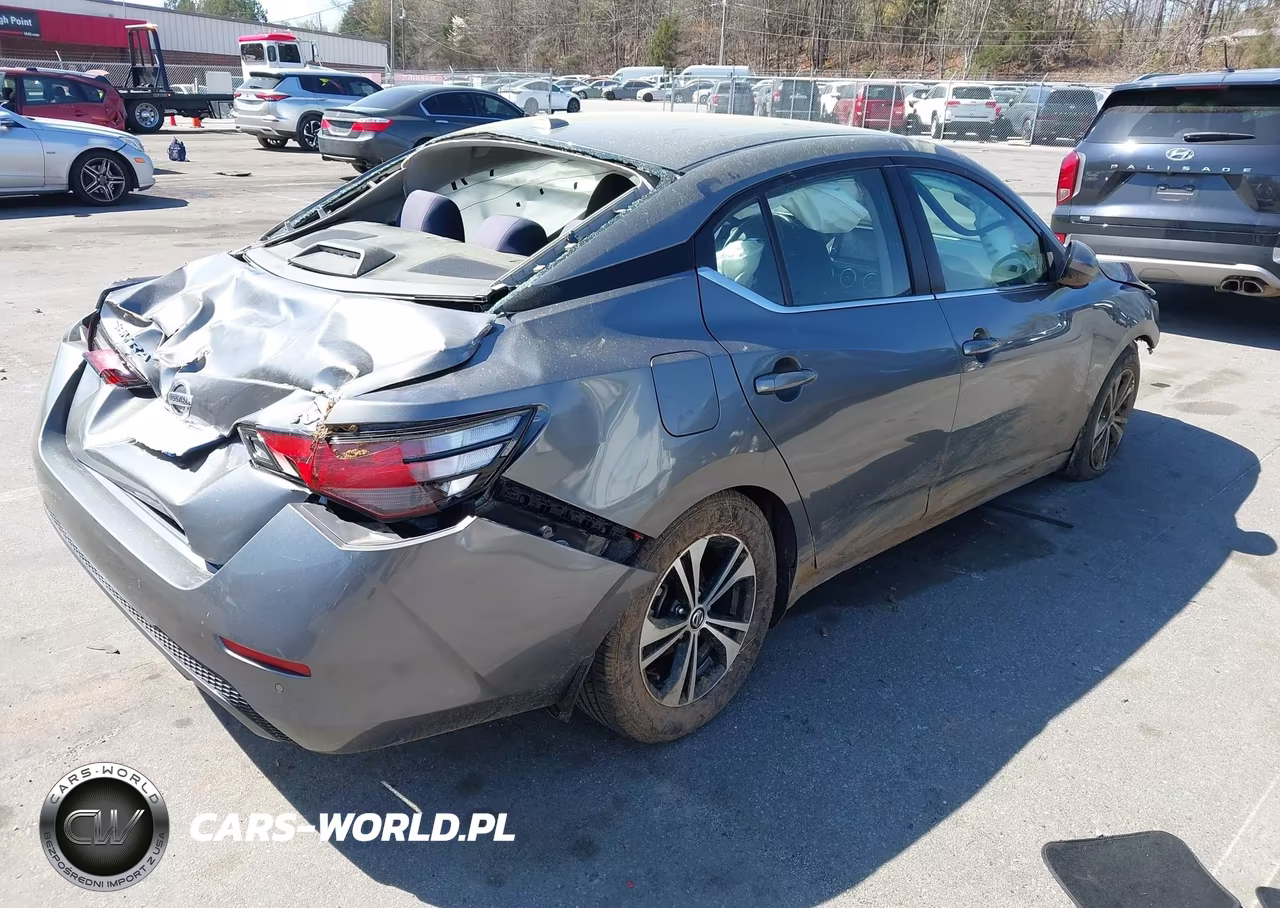 2021 Nissan Sentra Sv Xtronic Cvt VIN:3N1AB8CVXMY214576 - 4