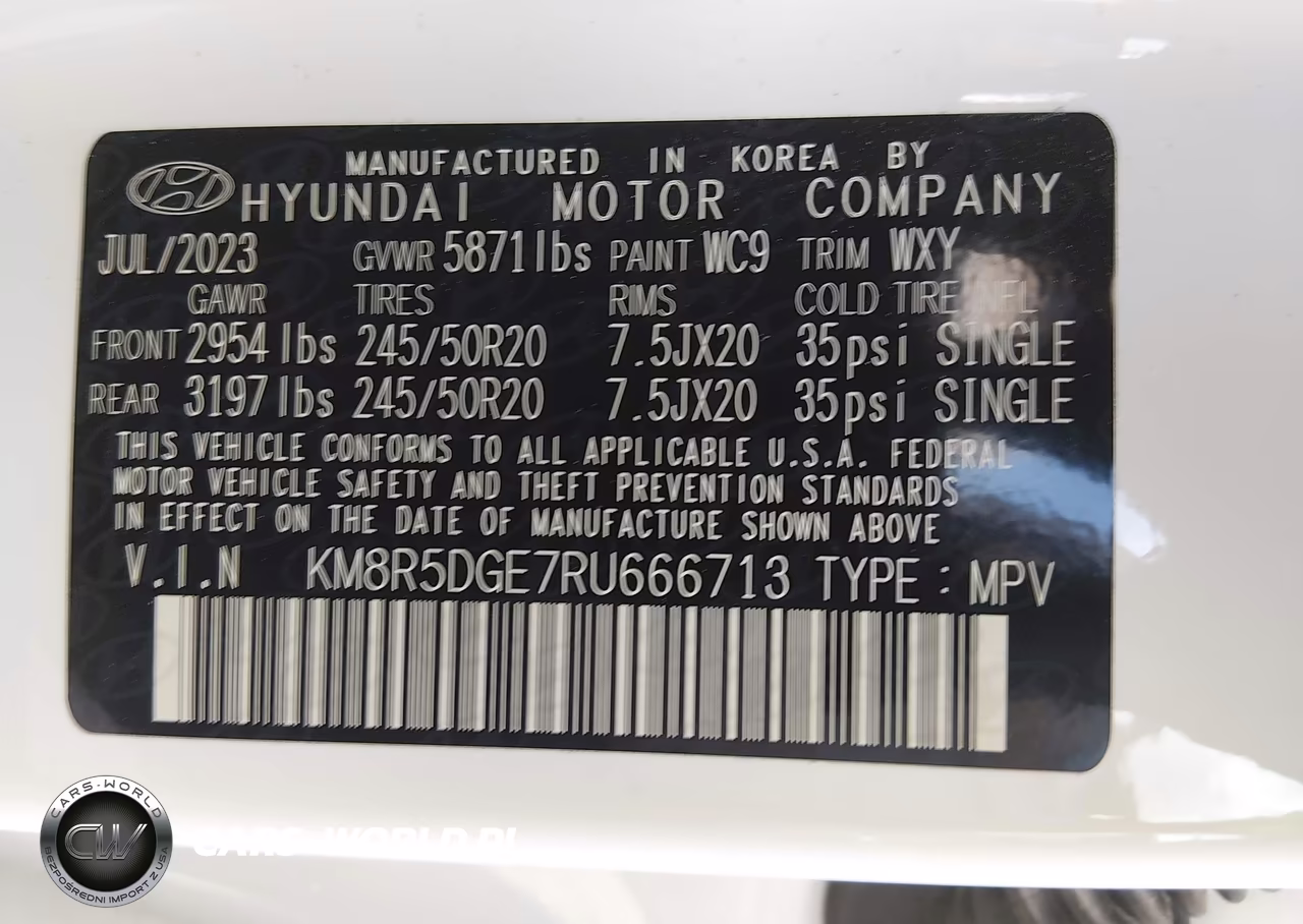 2024 Hyundai Palisade Limited VIN:KM8R5DGE7RU666713 - 9