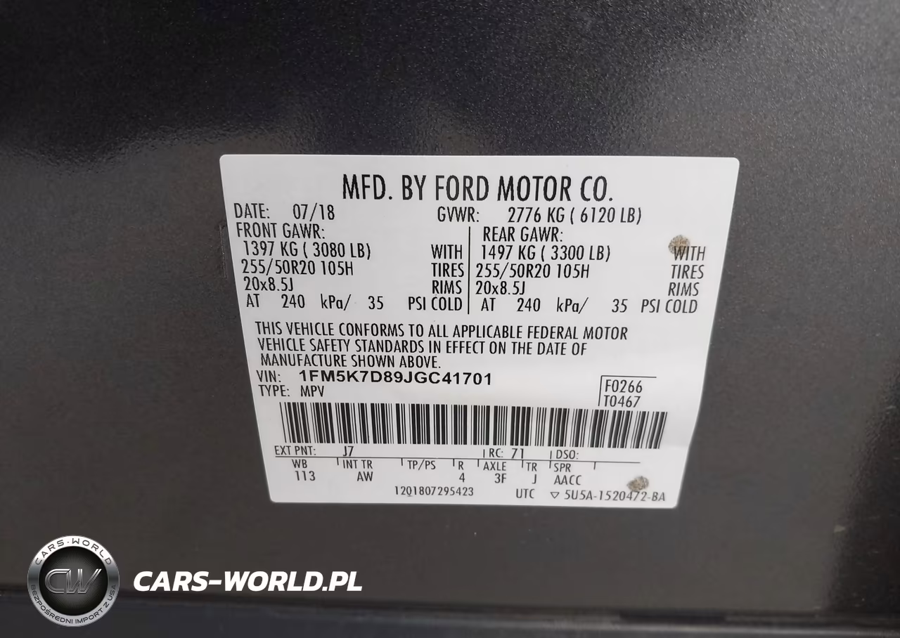 2018 Ford Explorer Xlt VIN:1FM5K7D89JGC41701 - 9