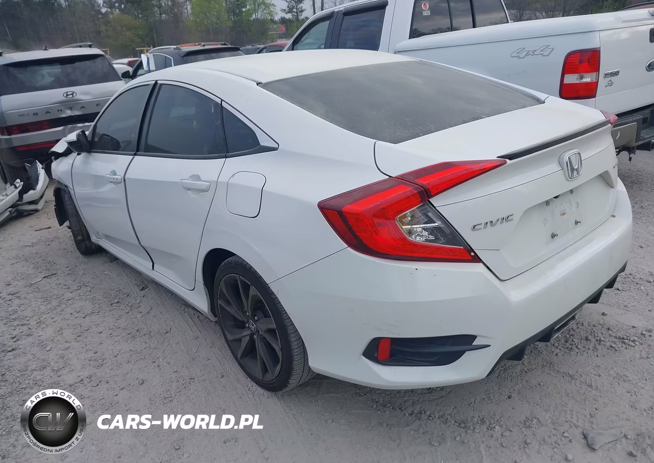 2020 Honda Civic Sport VIN:2HGFC2F83LH509303 - 3