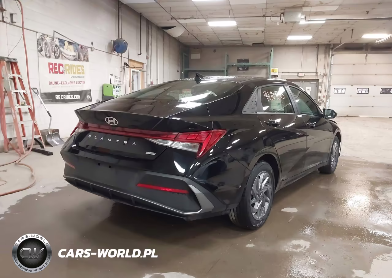 2024 Hyundai Elantra Hybrid Blue VIN:KMHLM4DJ6RU094124 - 4