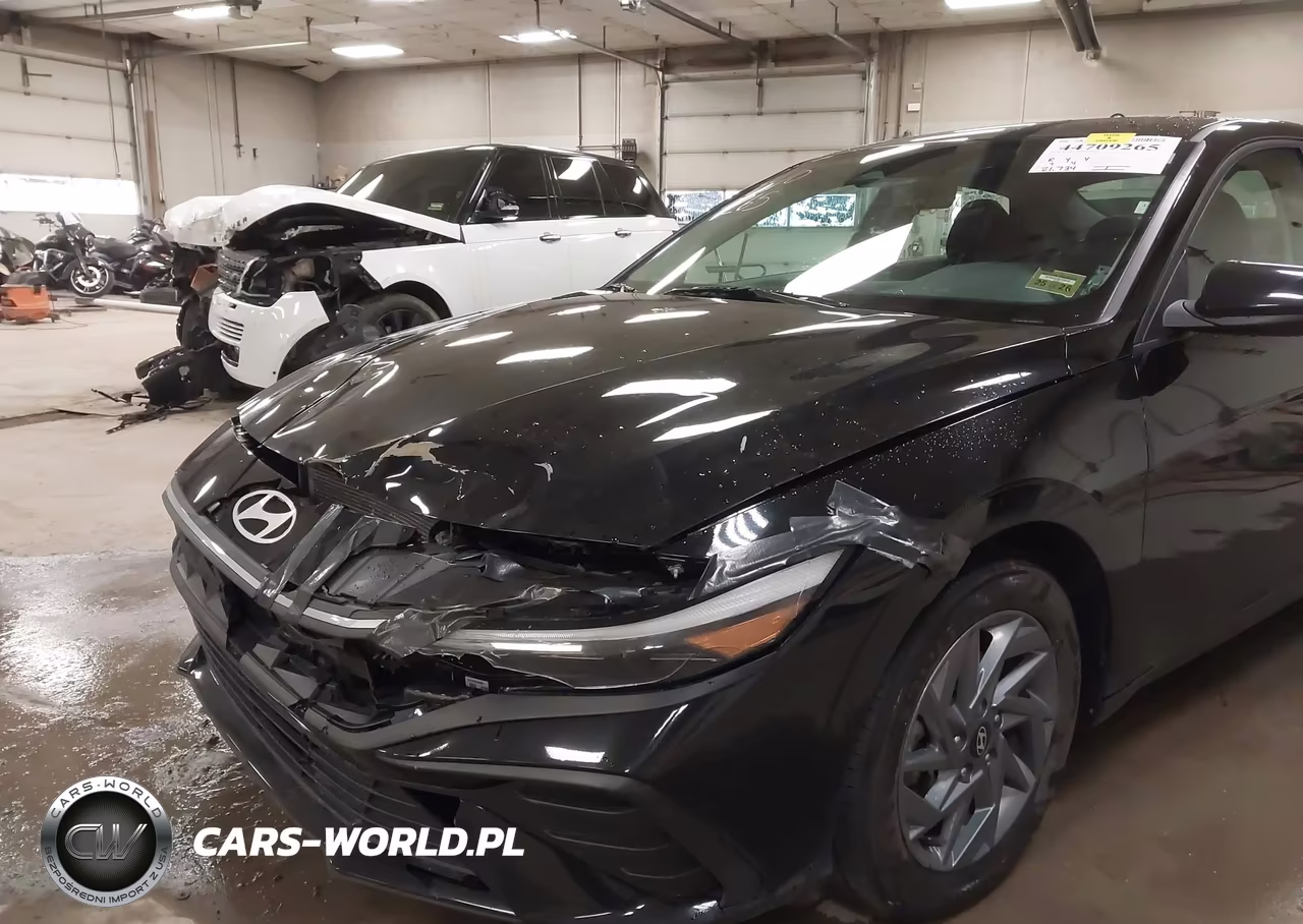 2024 Hyundai Elantra Hybrid Blue VIN:KMHLM4DJ6RU094124 - 6