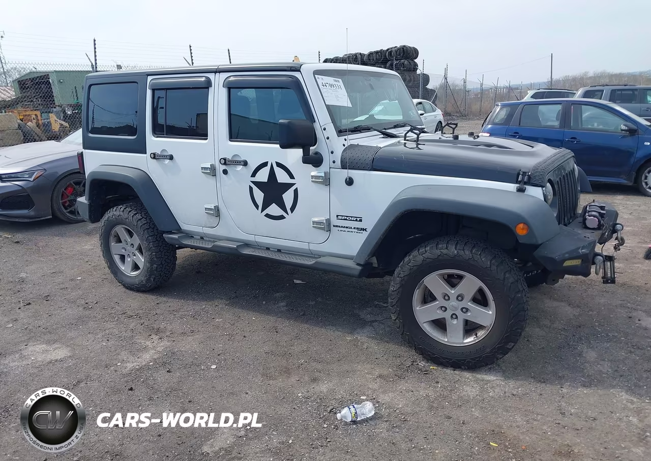 2018 Jeep Wrangler Jk Unlimited Sport S 4X4