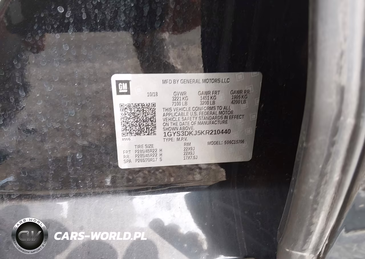 2019 Cadillac Escalade Platinum VIN:1GYS3DKJ5KR210440 - 9