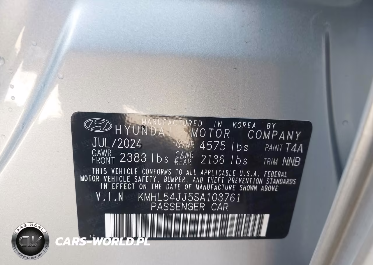 2025 Hyundai Sonata Hybrid Limited VIN:KMHL54JJ5SA103761 - 9