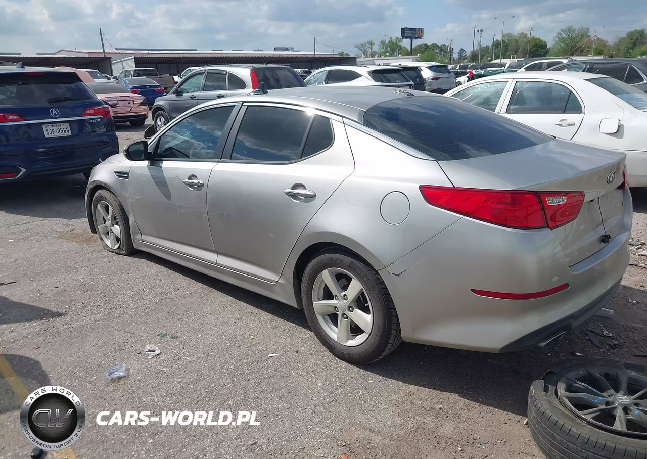 2014 Kia Optima Lx VIN:KNAGM4A75E5523320 - 3