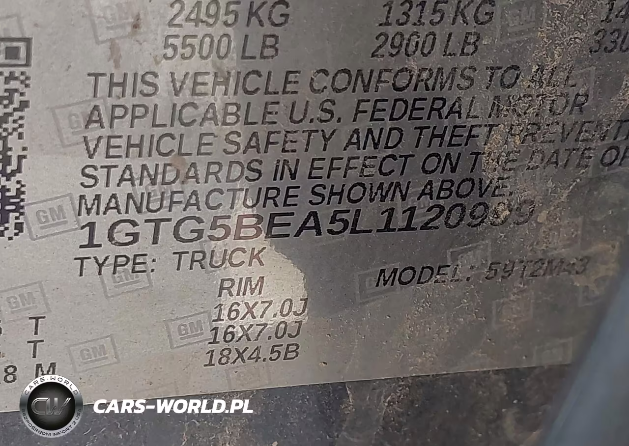 2020 GMC Canyon 2Wd Short Box VIN:1GTG5BEA5L1120999 - 9