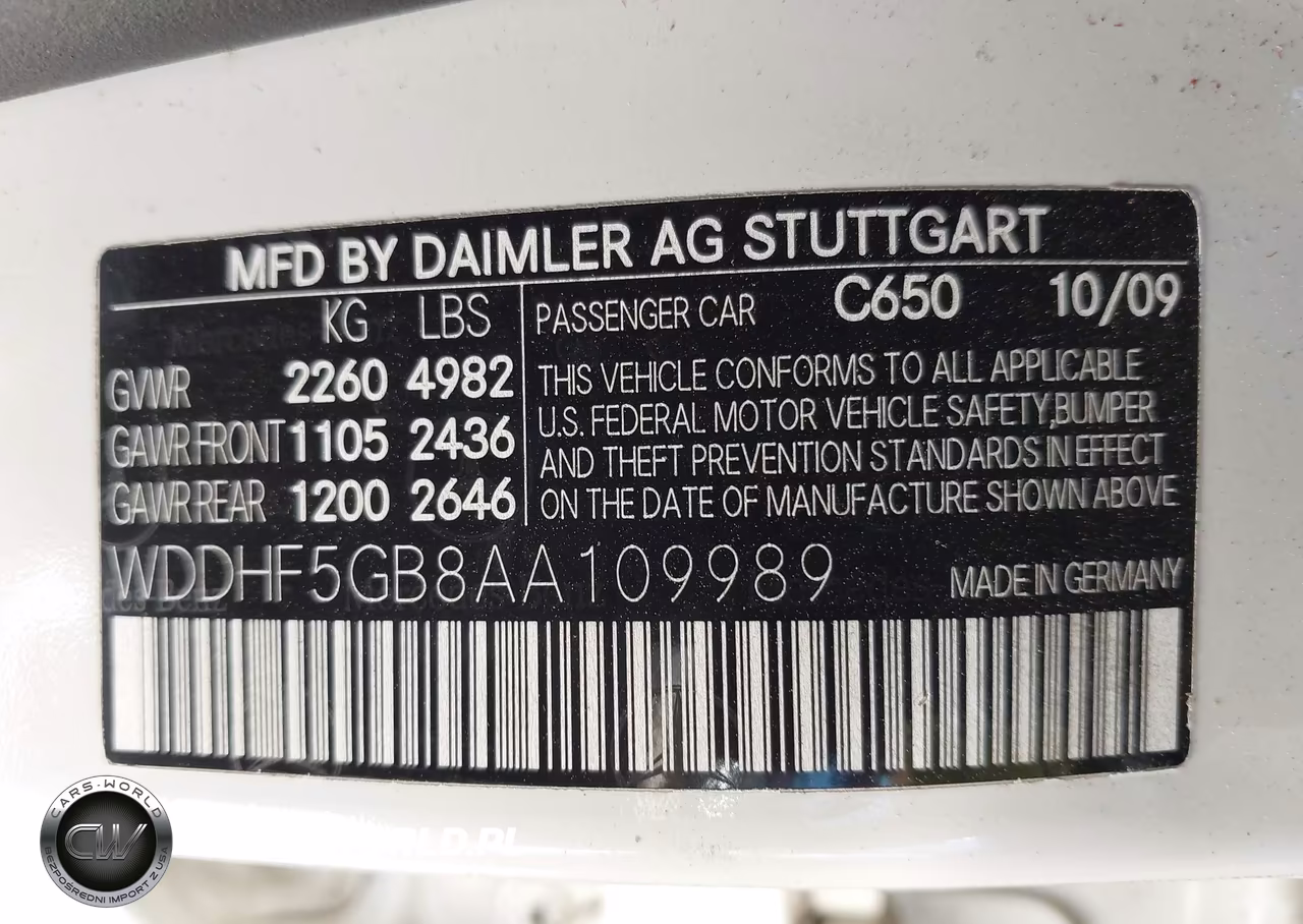 2010 Mercedes-Benz E 350 VIN:WDDHF5GB8AA109989 - 9