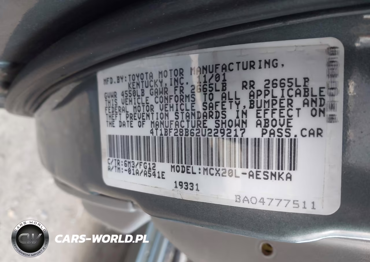 2002 Toyota Avalon Xl VIN:4T1BF28B62U229217 - 9