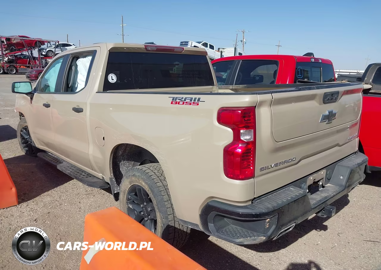 2022 Chevrolet Silverado 1500 4Wd Short Bed Custom Trail Boss VIN:3GCPDCED6NG639843 - 3