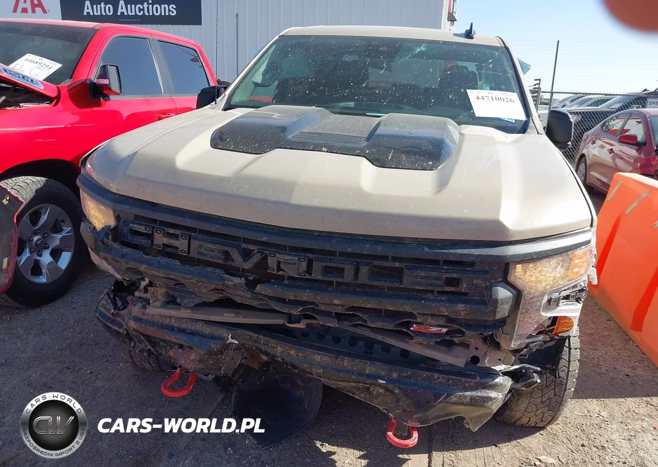 2022 Chevrolet Silverado 1500 4Wd Short Bed Custom Trail Boss VIN:3GCPDCED6NG639843 - 6