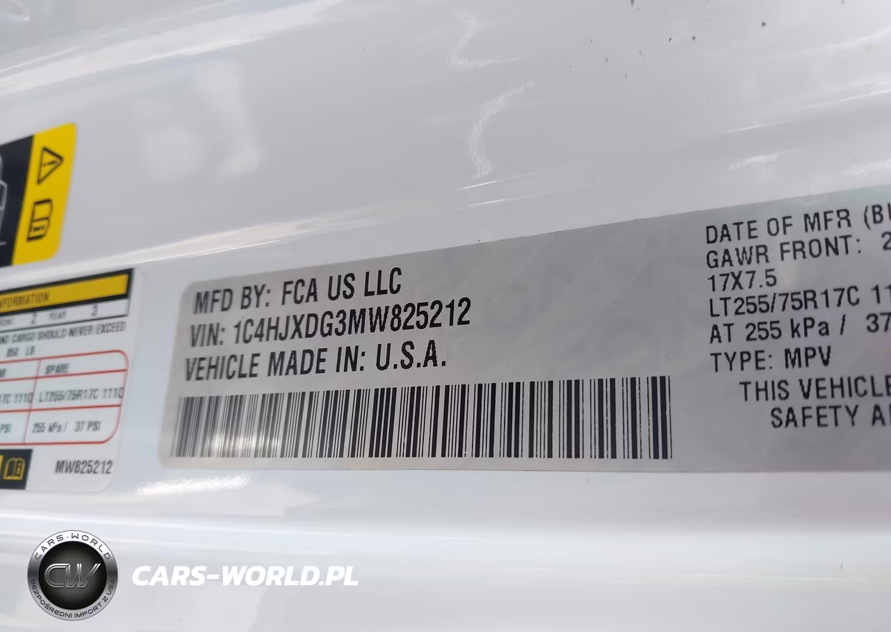 2021 Jeep Wrangler Unlimited Willys Sport 4X4 VIN:1C4HJXDG3MW825212 - 9