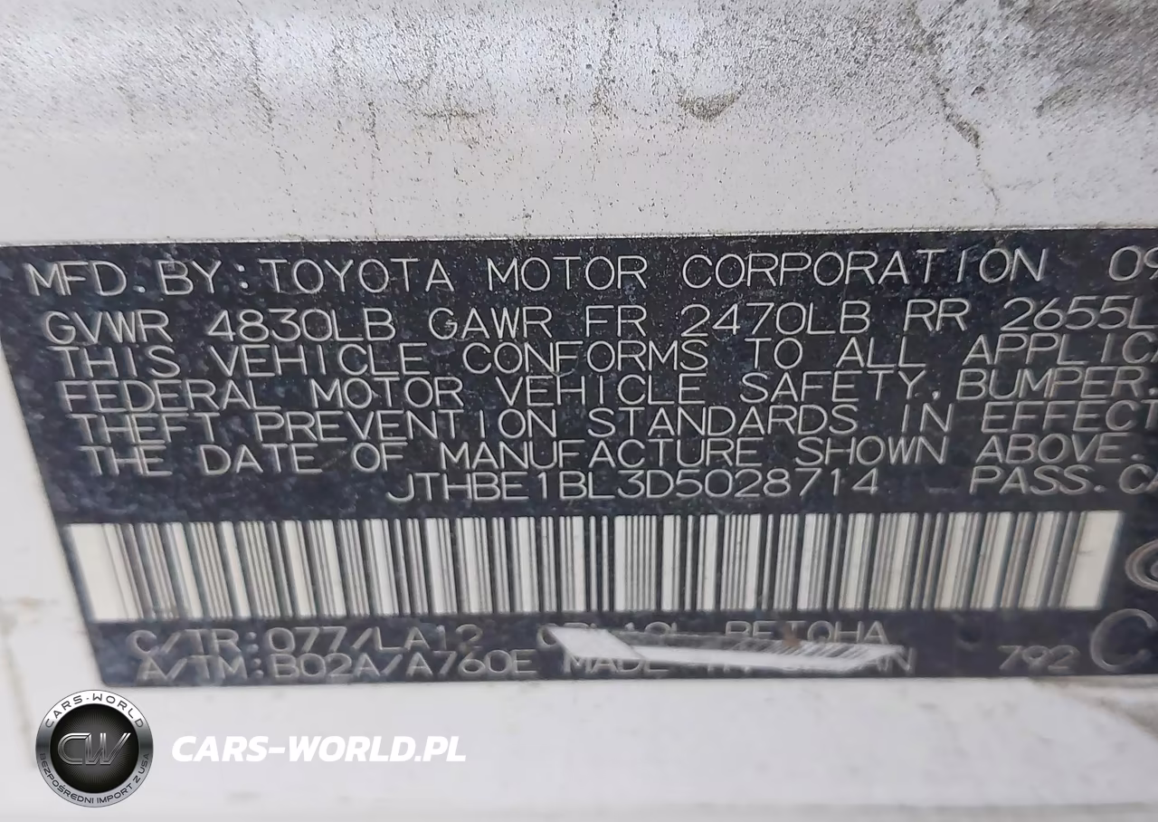2013 Lexus Gs 350 VIN:JTHBE1BL3D5028714 - 9