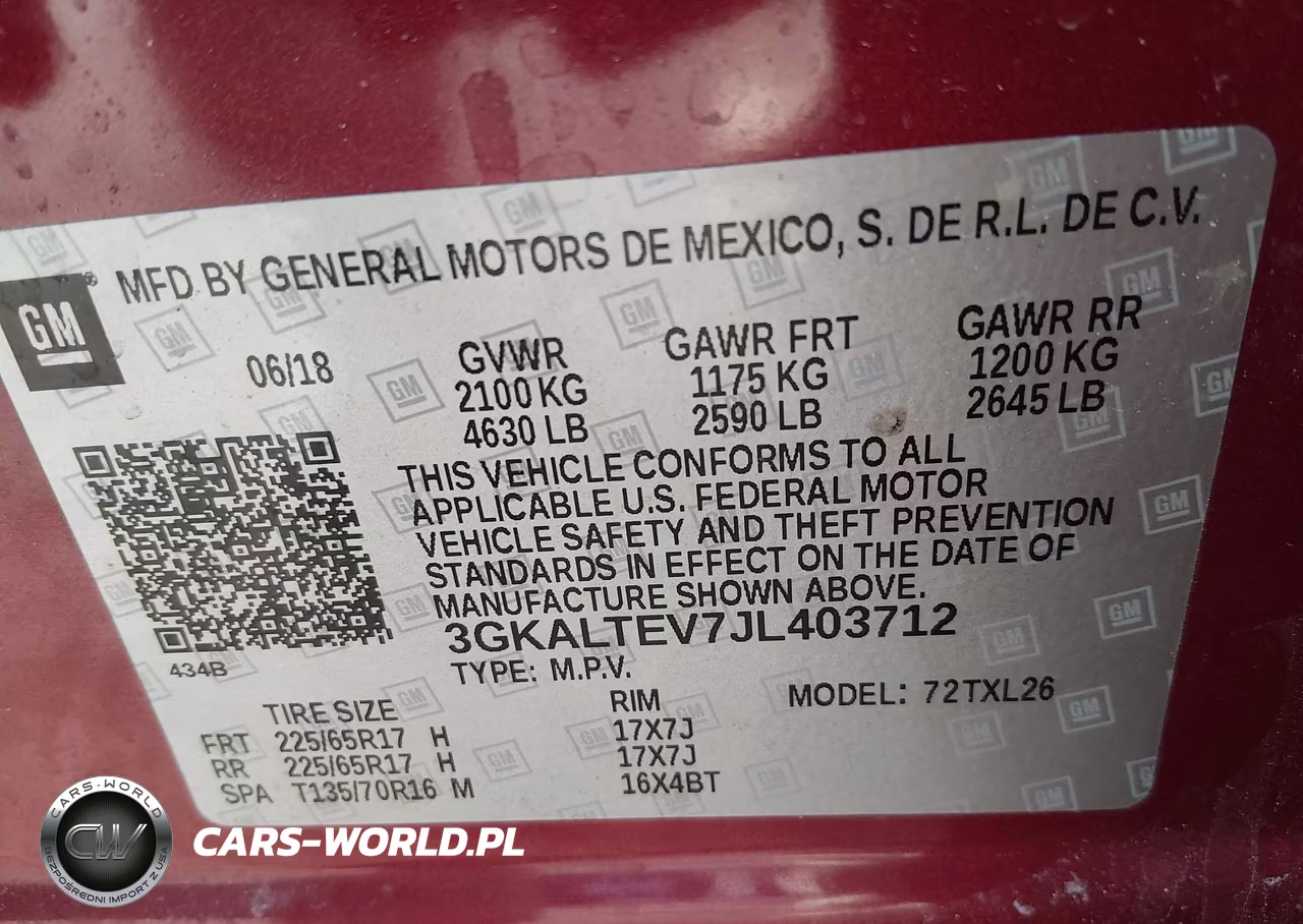 2018 GMC Terrain Sle VIN:3GKALTEV7JL403712 - 9