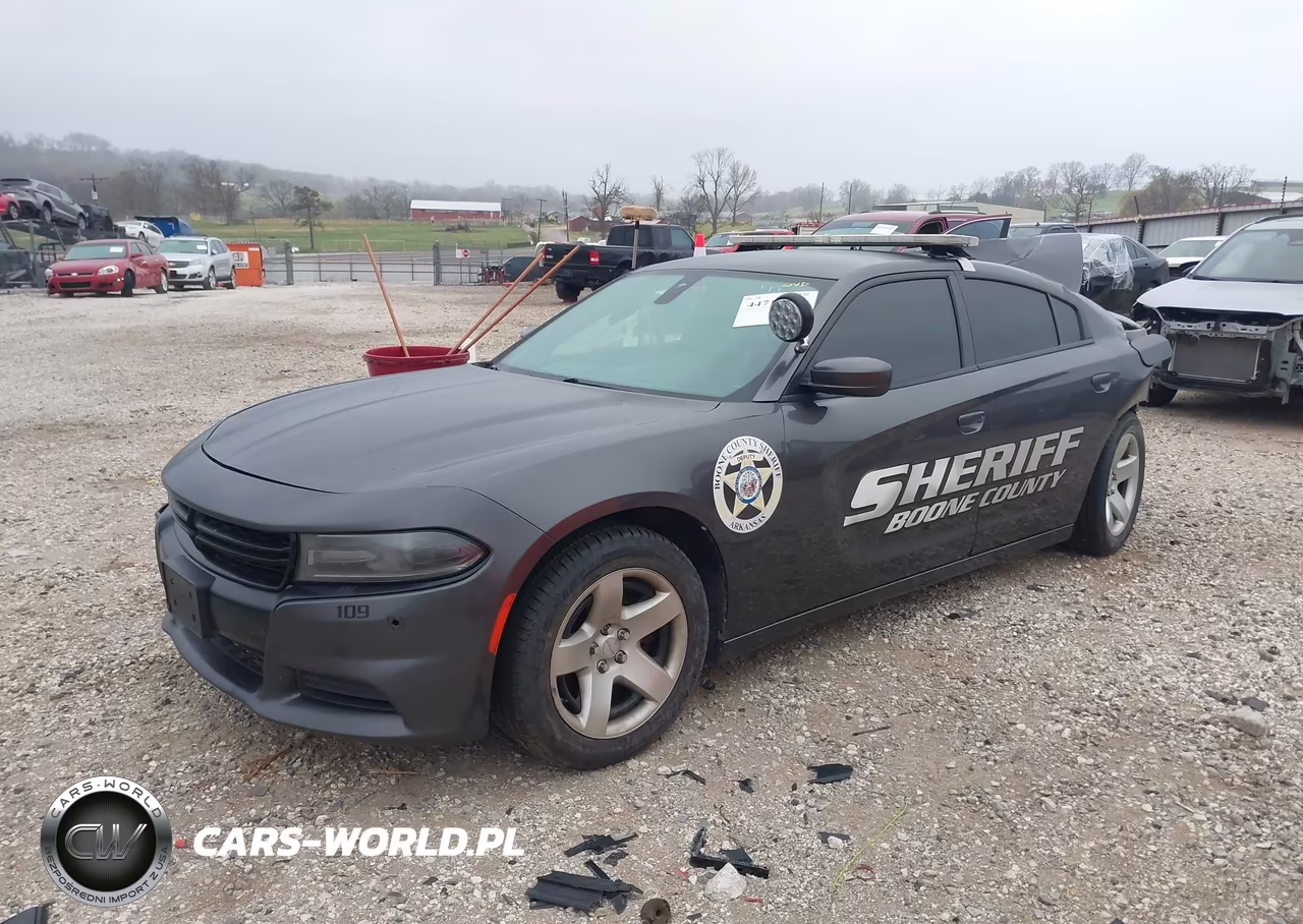2017 Dodge Charger Police Rwd VIN:2C3CDXAT5HH552821 - 2