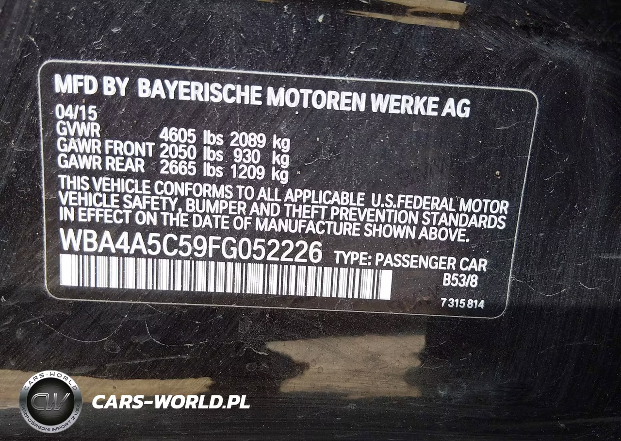 2015 BMW 428 Gran Coupe VIN:WBA4A5C59FG052226 - 9