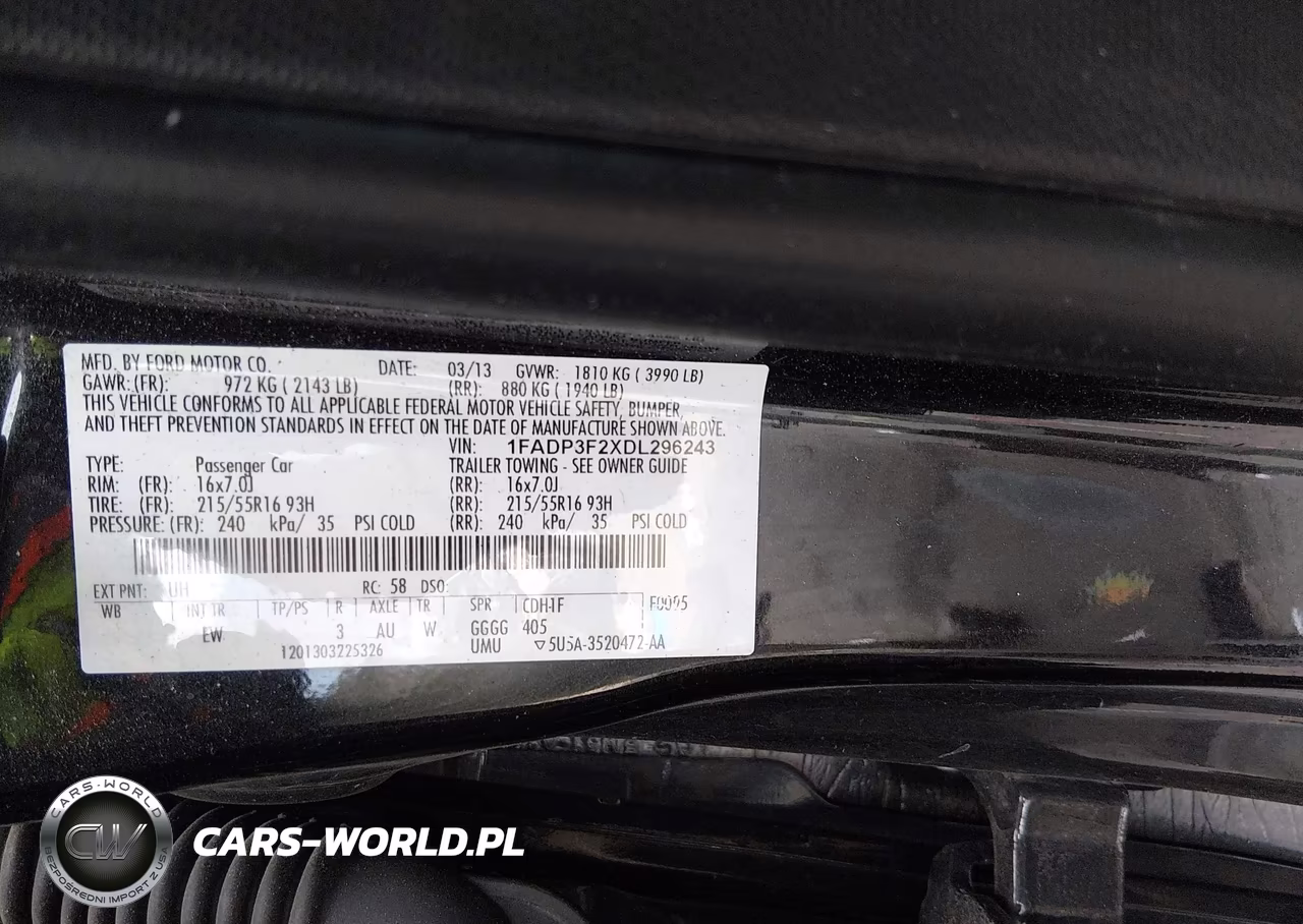 2013 Ford Focus Se VIN:1FADP3F2XDL296243 - 9