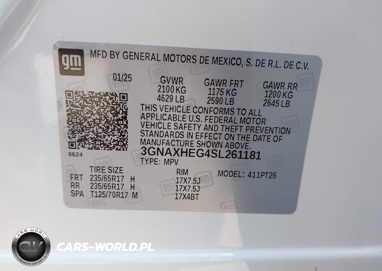 2025 Chevrolet Equinox Fwd Lt VIN:3GNAXHEG4SL261181 - 9
